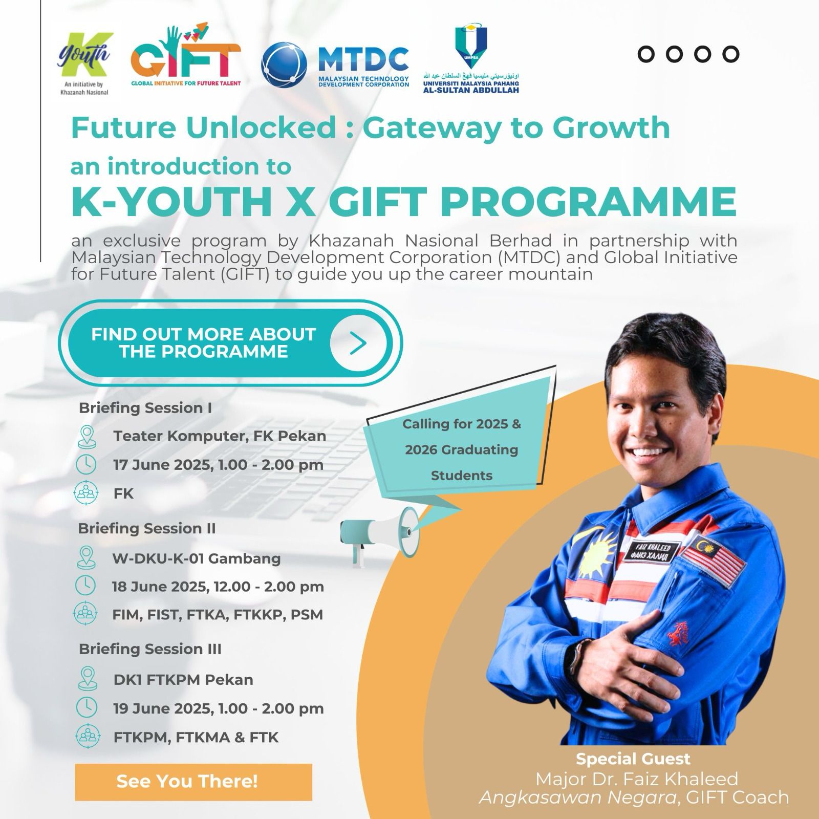 Program “Future Unlocked: Gateway to Growth” Tarik Perhatian Pelajar di Fakulti Komputeran UMPSA Pekan