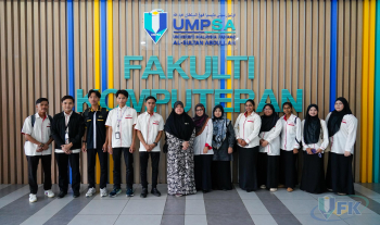 Lawatan Akademik Politeknik Muadzam Shah ke Fakulti Komputeran UMPSA