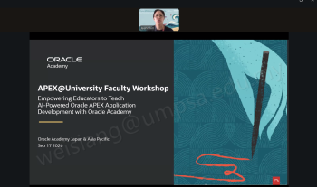 FK UMPSA Hosts National Oracle APEX@University Faculty Workshop on AI-Powered Application Development