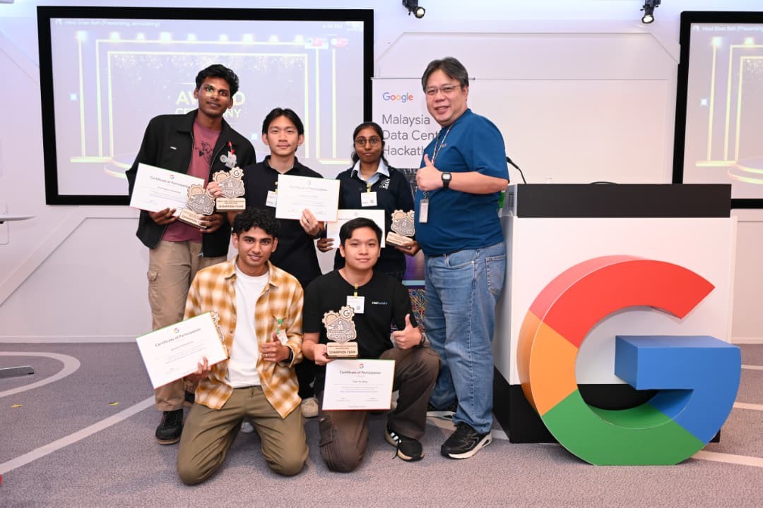 UMPSA Student Emerges Champion at Google Data Centre Hackathon